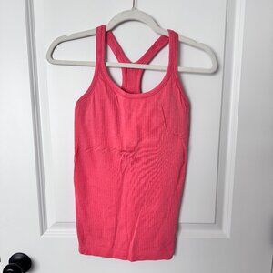 Lululemon Full-Length Ebb Street Tank Top - Neon Raspberry (EUC)